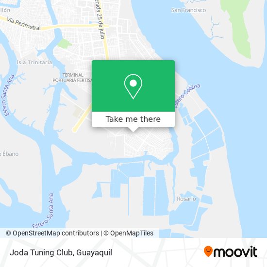 Joda Tuning Club map