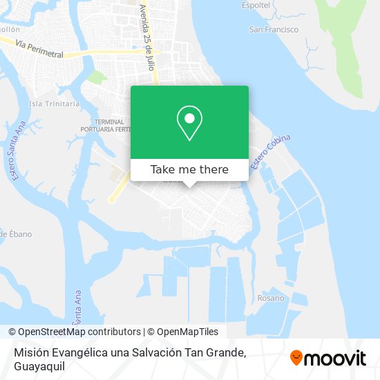 Mapa de Misión Evangélica una Salvación Tan Grande