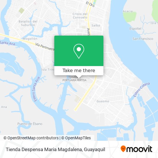 Mapa de Tienda Despensa Maria Magdalena