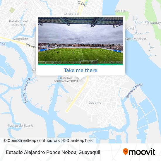 Estadio Alejandro Ponce Noboa map