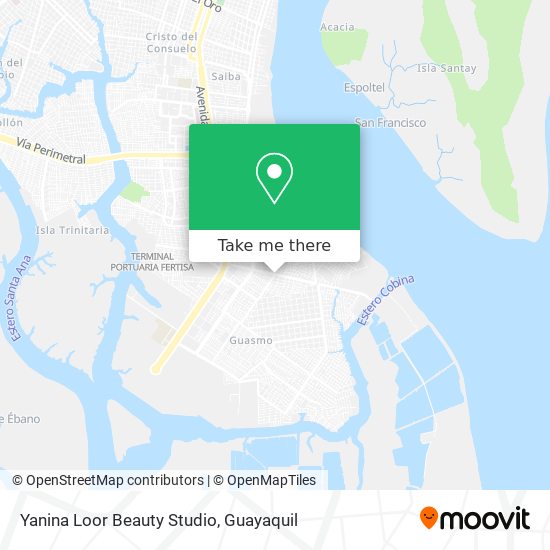 Yanina Loor Beauty Studio map