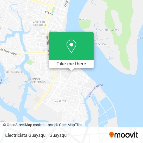 Mapa de Electricista Guayaquil