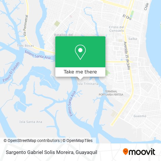 Sargento Gabriel Solis Moreira map