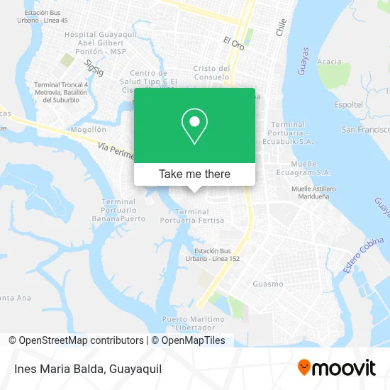 Ines Maria Balda map
