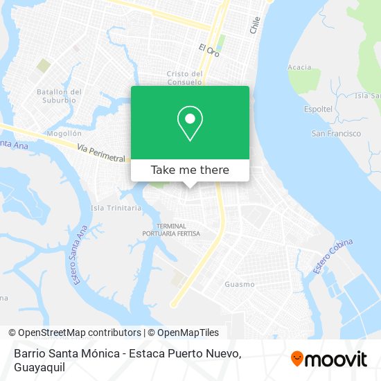 Barrio Santa Mónica - Estaca Puerto Nuevo map