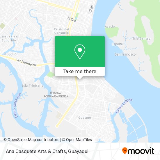 Ana Casquete Arts & Crafts map