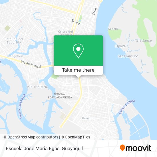 Mapa de Escuela Jose Maria Egas