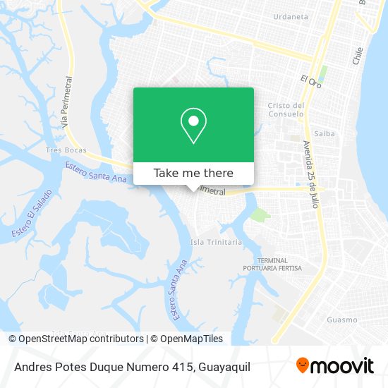 Andres Potes Duque Numero 415 map