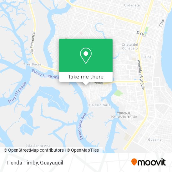 Mapa de Tienda Timby