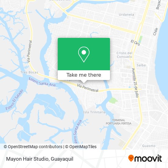 Mayon Hair Studio map