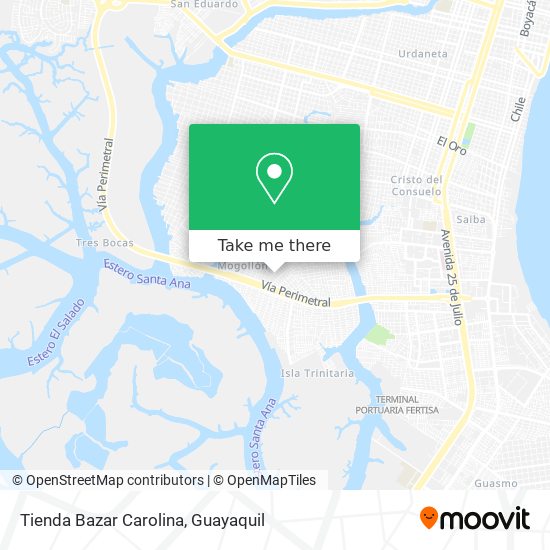 Tienda Bazar Carolina map