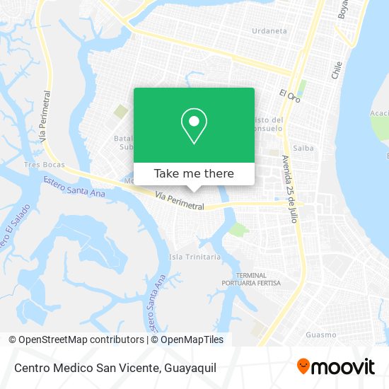 Centro Medico San Vicente map