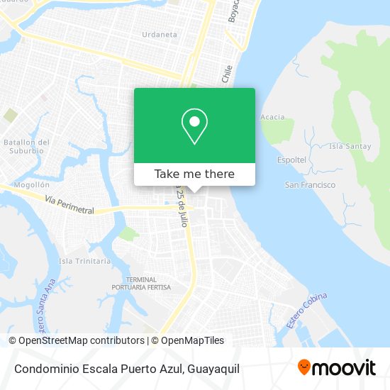 Mapa de Condominio Escala Puerto Azul