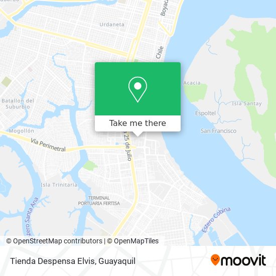 Mapa de Tienda Despensa Elvis