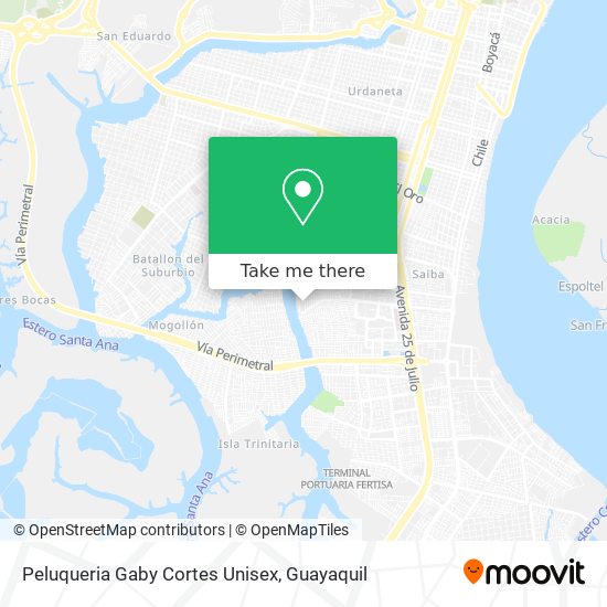 Peluqueria Gaby Cortes Unisex map