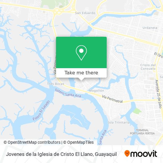 Jovenes de la Iglesia de Cristo El Llano map