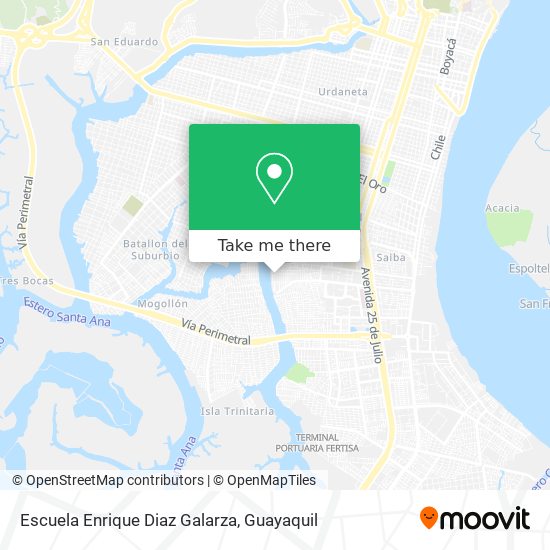 Mapa de Escuela Enrique Diaz Galarza
