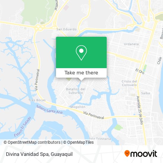 Divina Vanidad Spa map