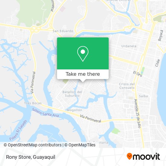 Rony Store map