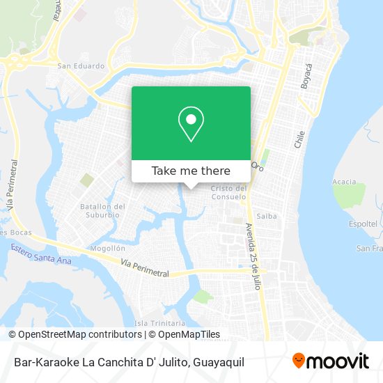 Mapa de Bar-Karaoke La Canchita D' Julito