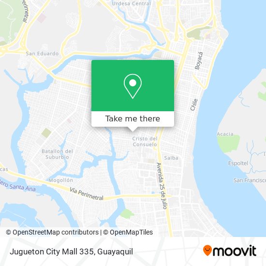 Jugueton City Mall 335 map