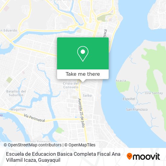 Escuela de Educacion Basica Completa Fiscal Ana Villamil Icaza map