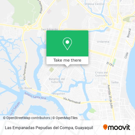 Las Empanadas Pepudas del Compa map