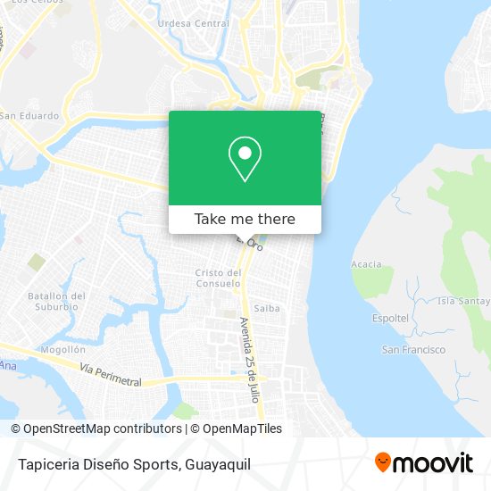 Tapiceria Diseño Sports map