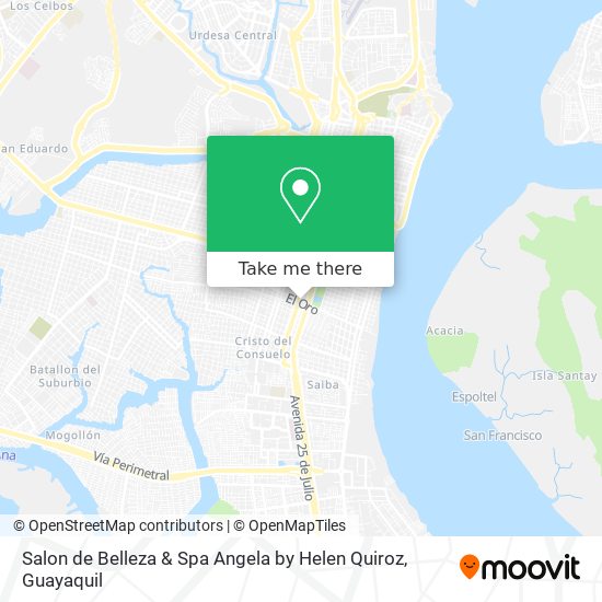 Salon de Belleza & Spa Angela by Helen Quiroz map