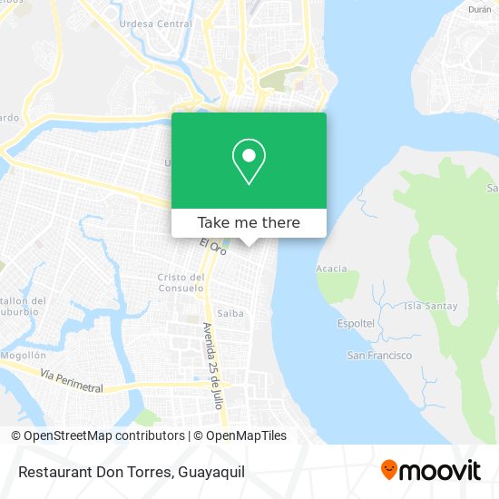 Mapa de Restaurant Don Torres