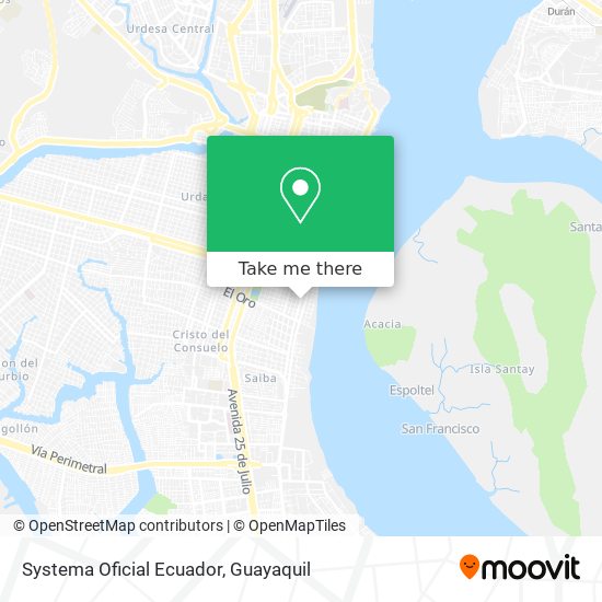 Systema Oficial Ecuador map