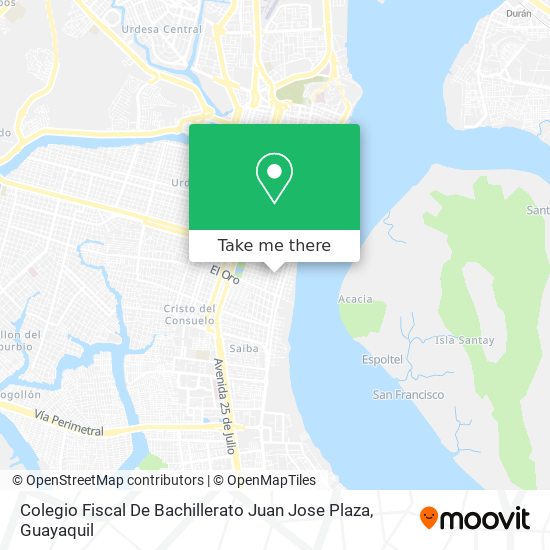 Colegio Fiscal De Bachillerato Juan Jose Plaza map