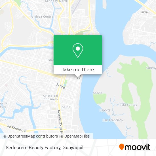 Sedecrem Beauty Factory map