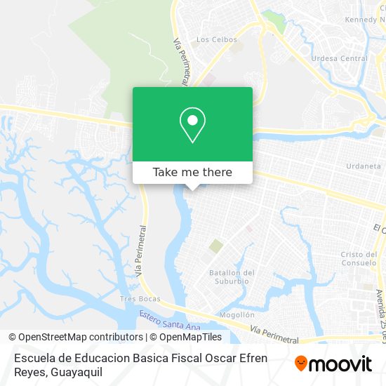 Escuela de Educacion Basica Fiscal Oscar Efren Reyes map