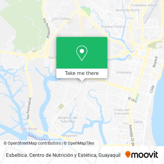 Esbeltica. Centro de Nutrición y Estética map