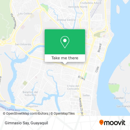 Mapa de Gimnasio Say