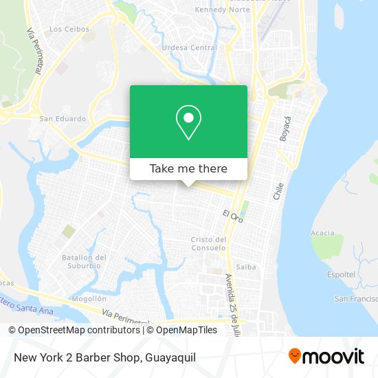Mapa de New York 2 Barber Shop