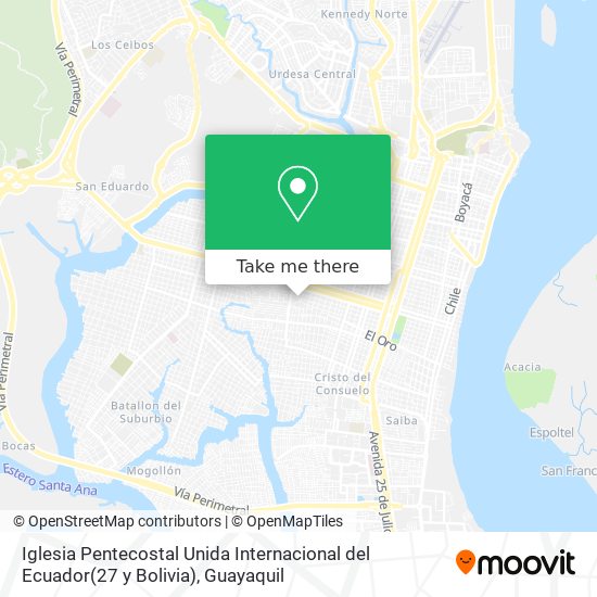 Iglesia Pentecostal Unida Internacional del Ecuador(27 y Bolivia) map