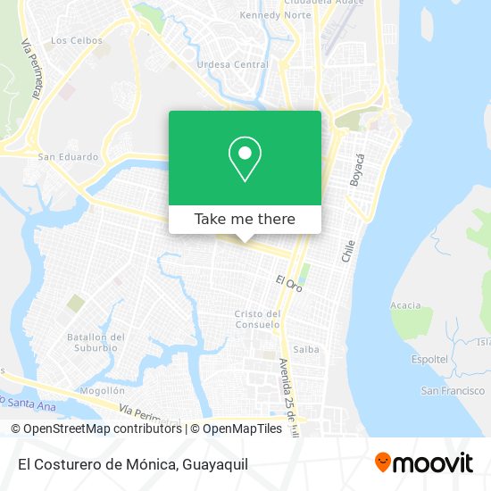 Mapa de El Costurero de Mónica