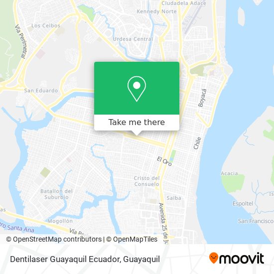 Dentilaser Guayaquil Ecuador map