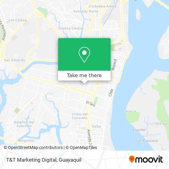 T&T Marketing Digital map