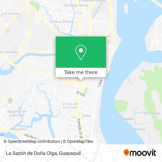La Sazón de Doña Olga map