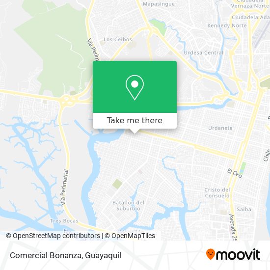 Mapa de Comercial Bonanza