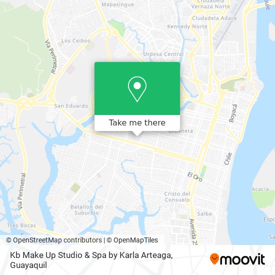 Kb Make Up Studio & Spa by Karla Arteaga map
