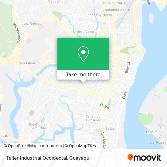 Mapa de Taller Industrial Occidental