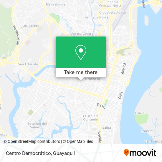 Centro Democrático map