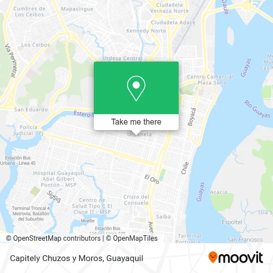 Capitely Chuzos y Moros map