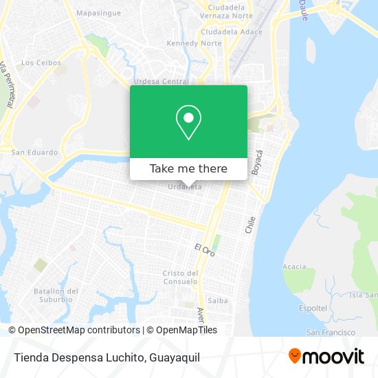 Tienda Despensa Luchito map