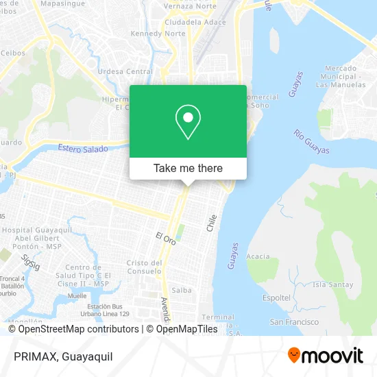 PRIMAX map