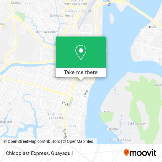 Mapa de Chicoplast Express